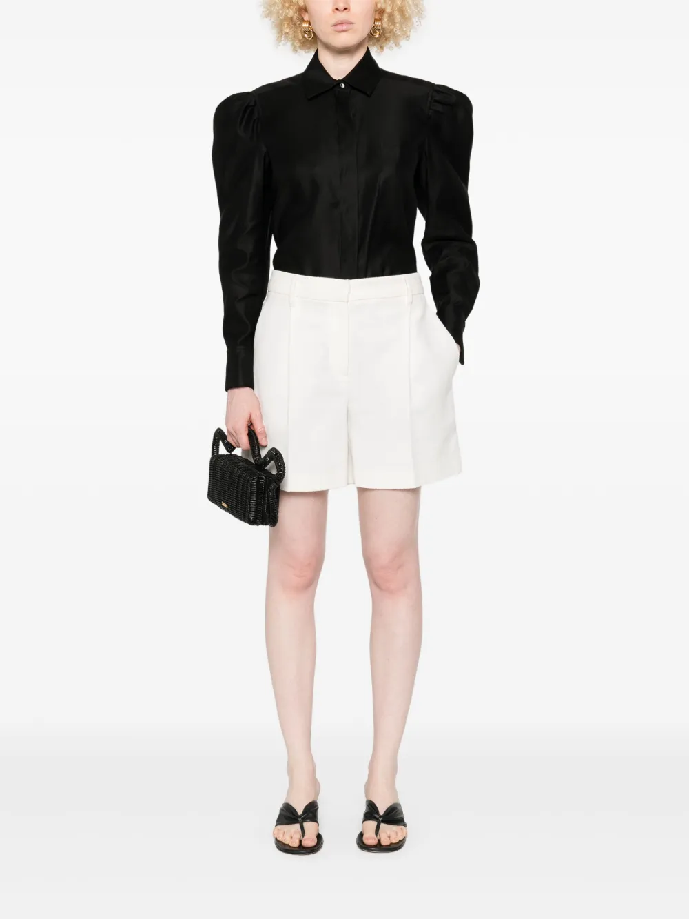 Max Mara cotton shirt - Zwart