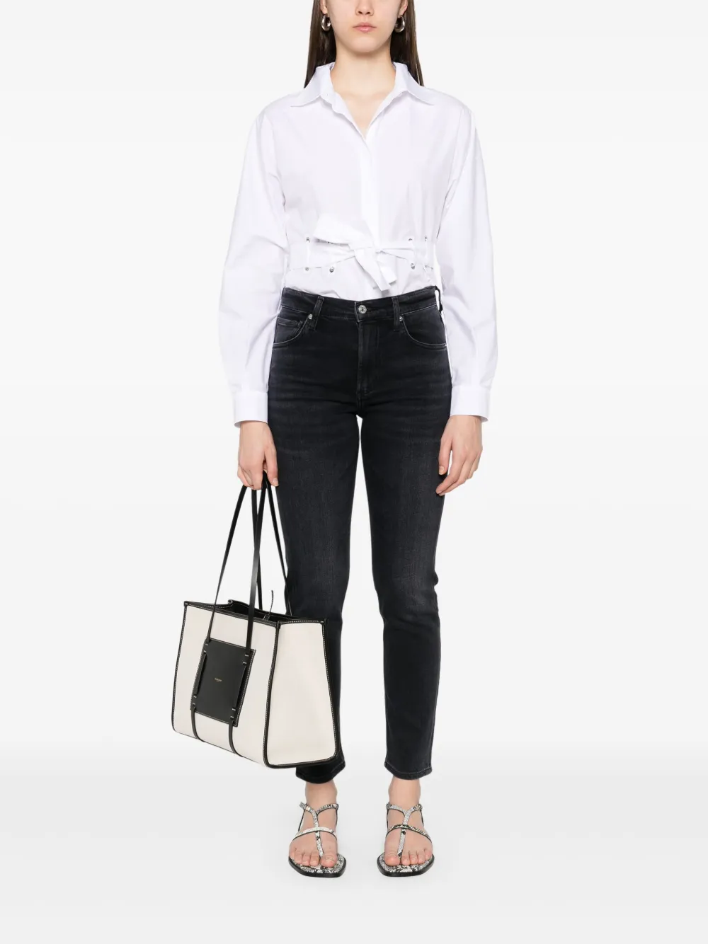 Citizens of Humanity straight-leg jeans - Zwart