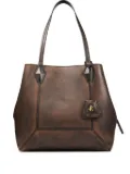 Jimmy Choo medium Diamond leather shoulder bag - Brown