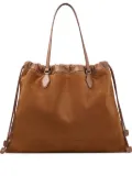 Jimmy Choo Drawstring suede tote bag - Brown