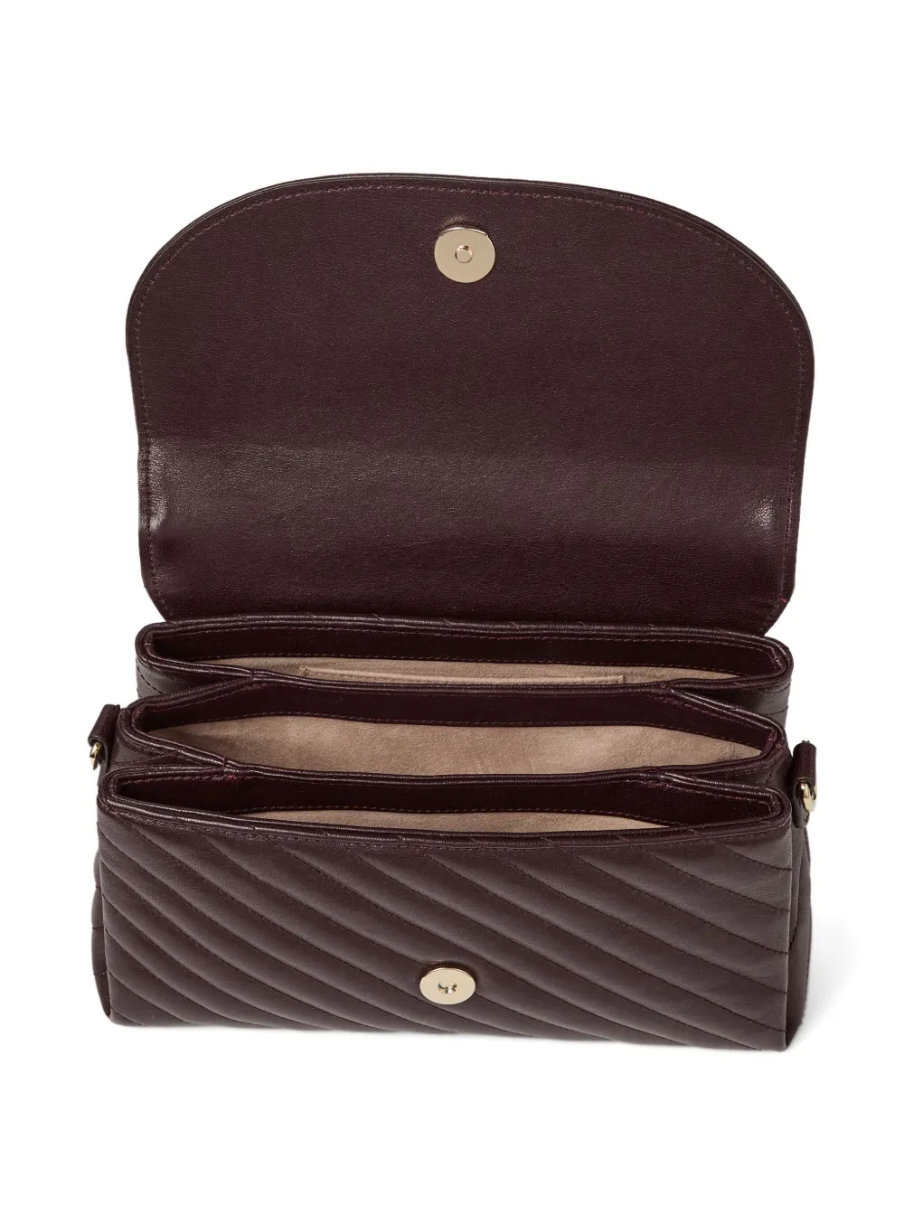 Jimmy Choo Curve quilted shoulder bag Bruin