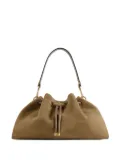 Jimmy Choo Cinch M suede shoulder bag - Green