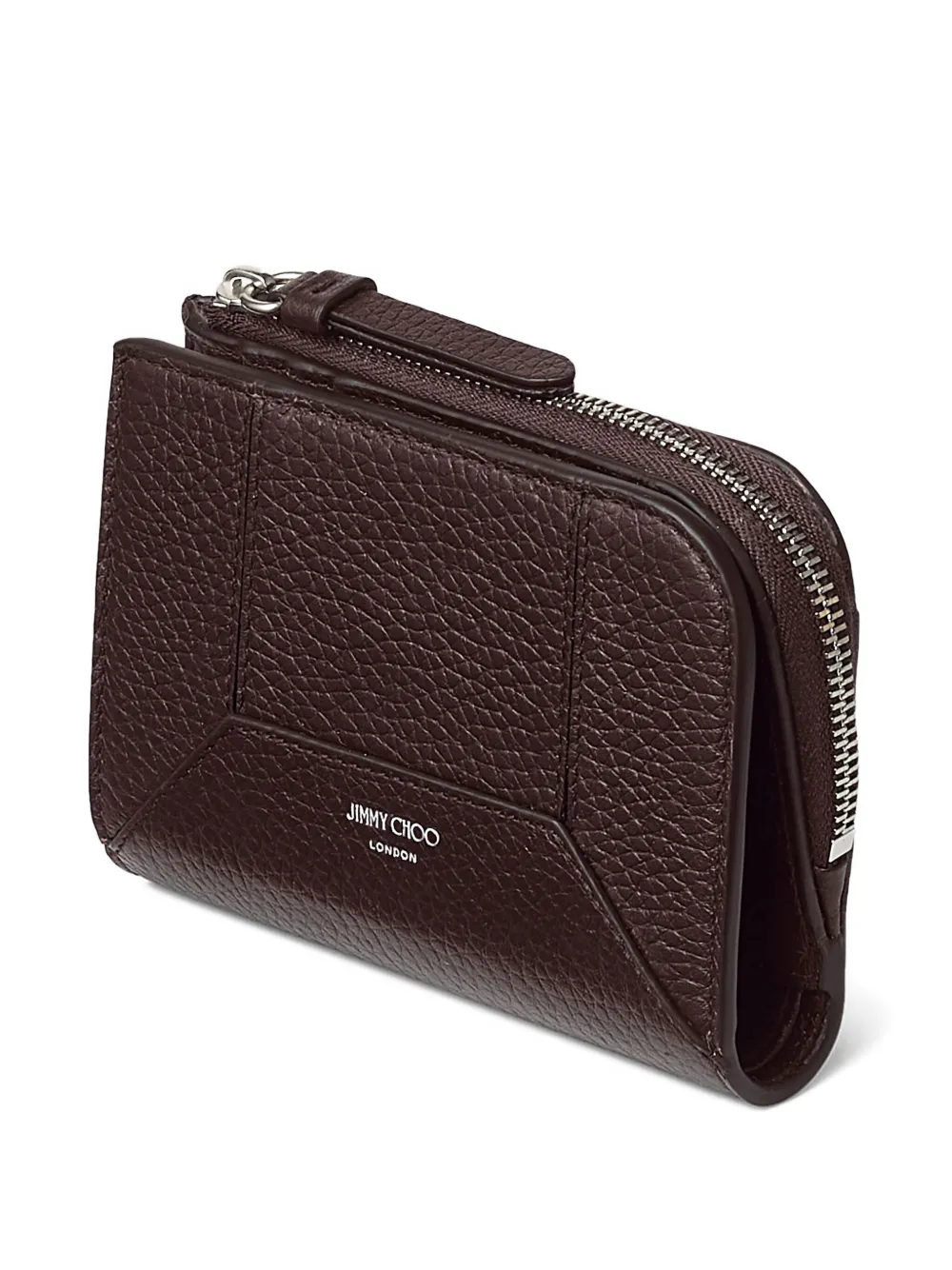 Jimmy Choo zip-around leather wallet Bruin