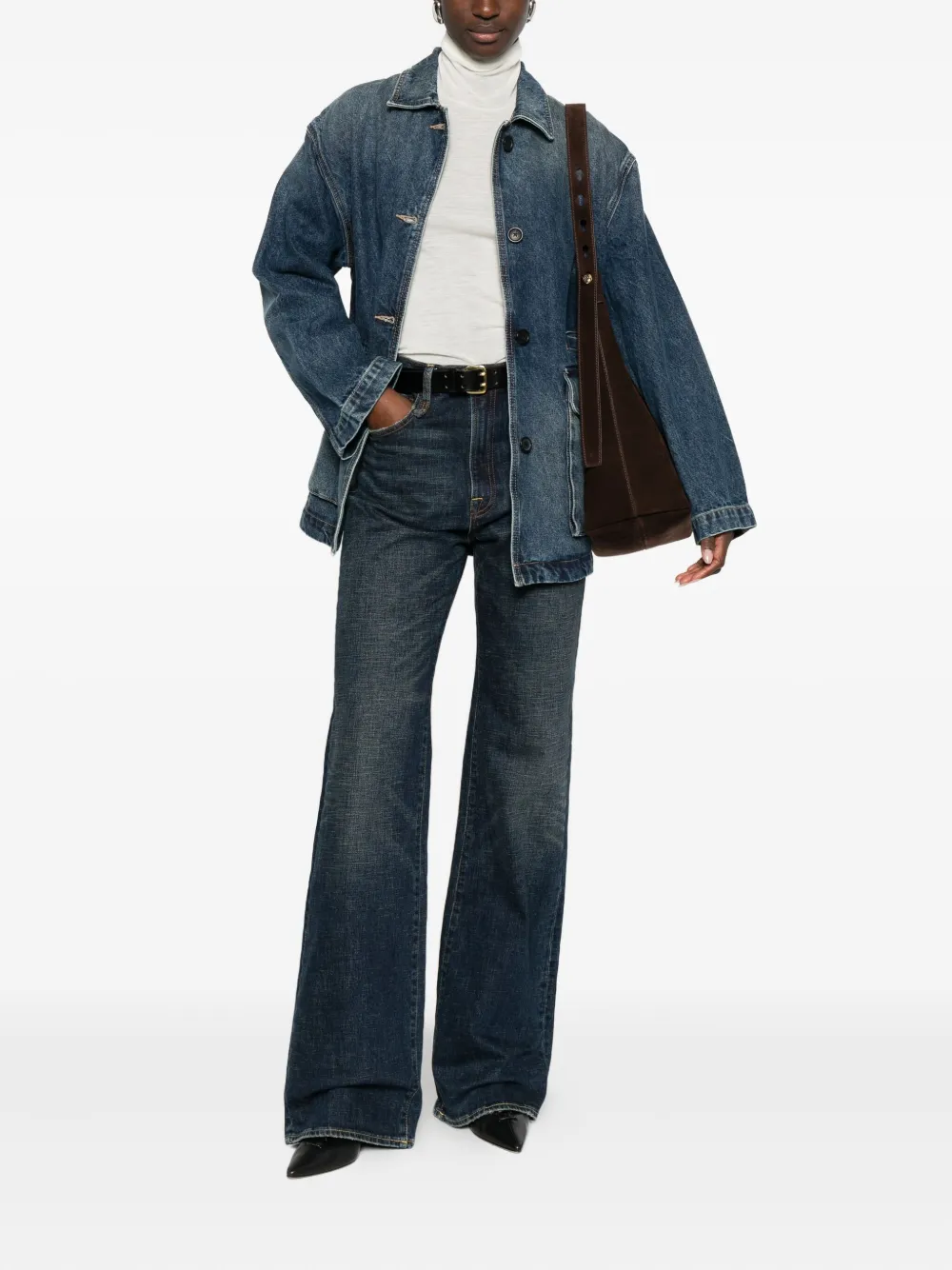 Nili Lotan Jack met klepzak Blauw