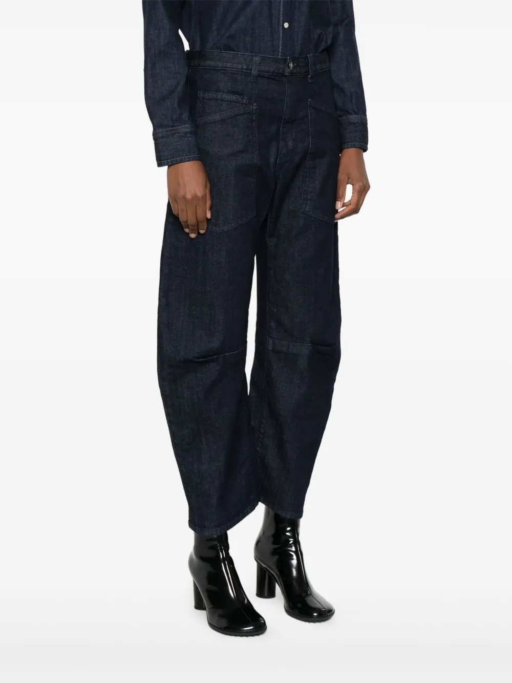 Nili Lotan Shon jeans met dubbele zak Blauw