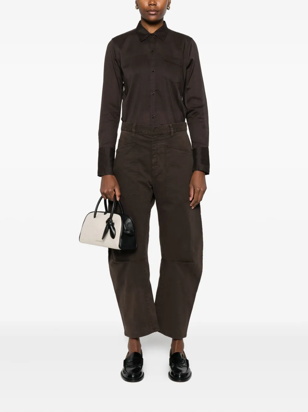 Nili Lotan Button-up blouse - Bruin