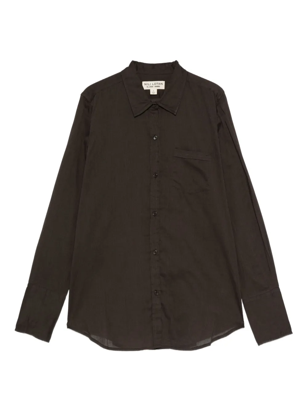 Nili Lotan button-up shirt | Brown | Image 1
