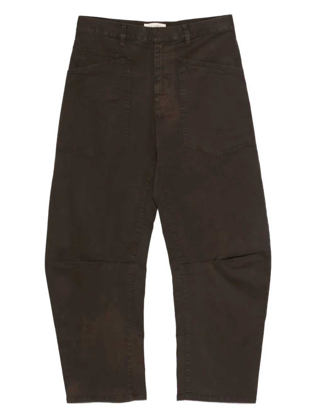 Nili Lotan Shon barrel-leg trousers | Brown | Image 1