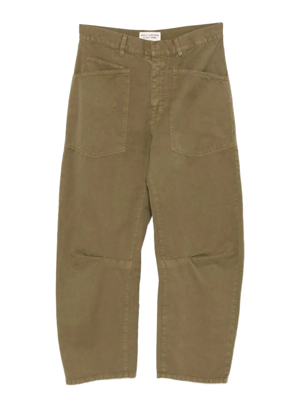 Nili Lotan patch-pocket jeans | Green | Image 1