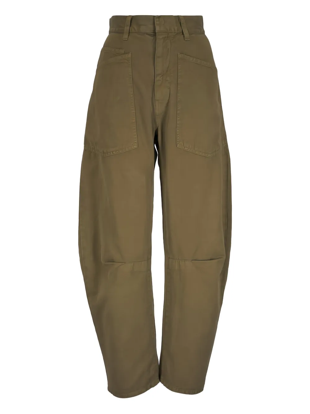 Nili Lotan patch-pocket jeans - Grün