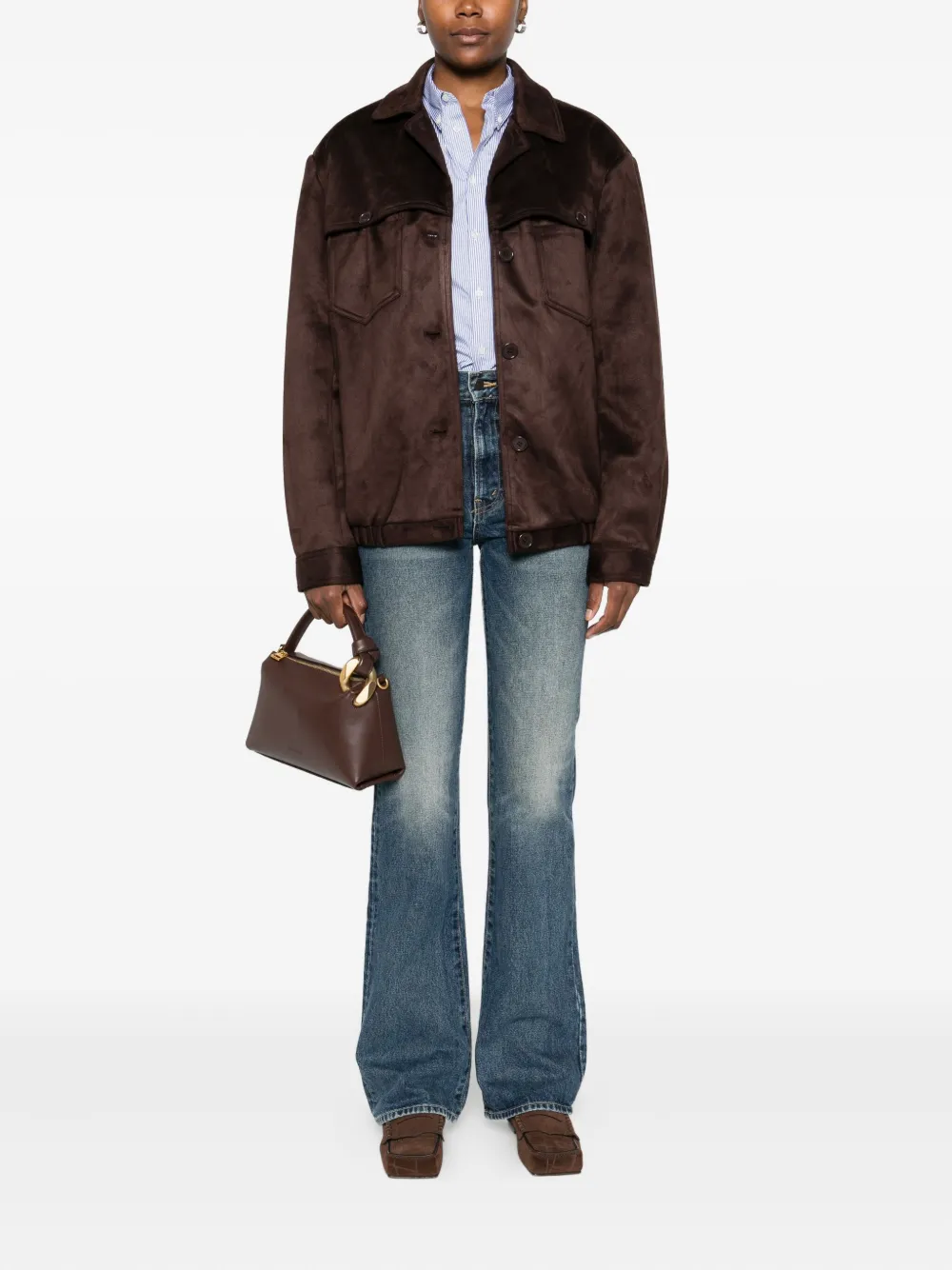 Nili Lotan Gestreept blouse - Blauw
