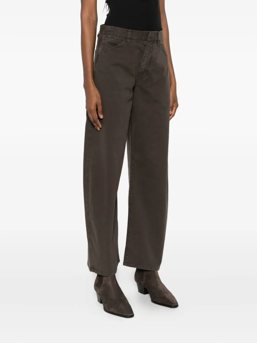 Nili Lotan Broek met verborgen sluiting Bruin