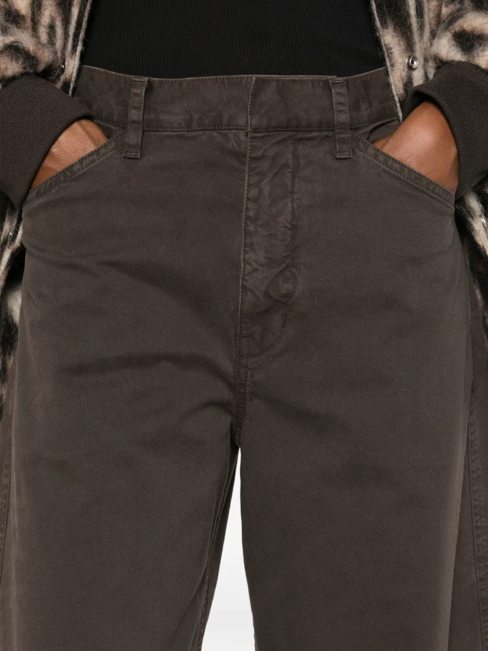 Nili Lotan Broek met verborgen sluiting Bruin