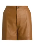 Ralph Lauren Collection tailored leather shorts - Brown