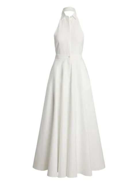 Ralph Lauren Collection halterneck shirt dress
