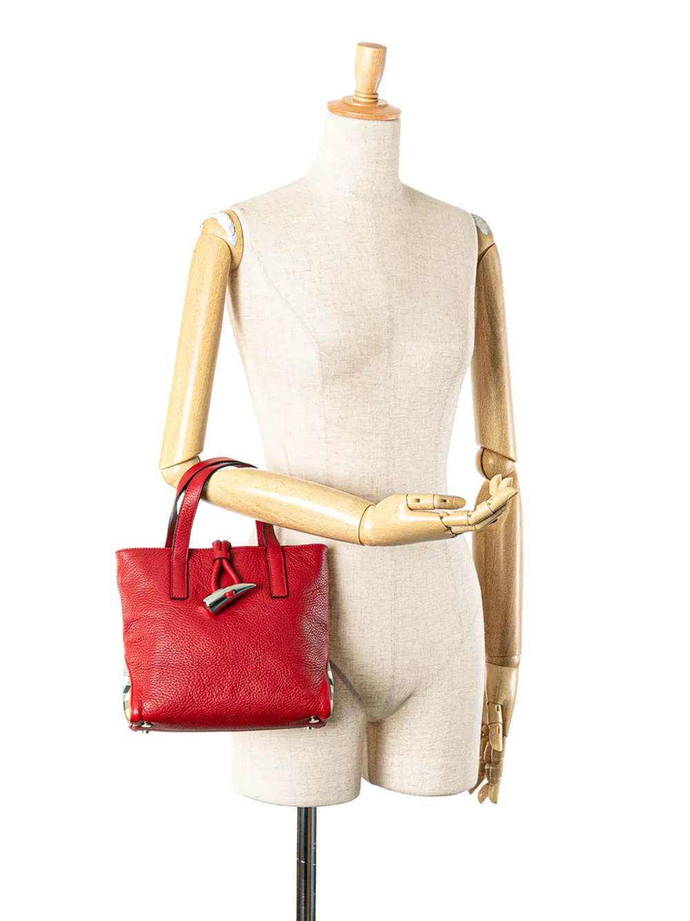 Burberry Pre-Owned 2000-2017 Leather Horn Toggle handbag | Pre-Owned | Image 2