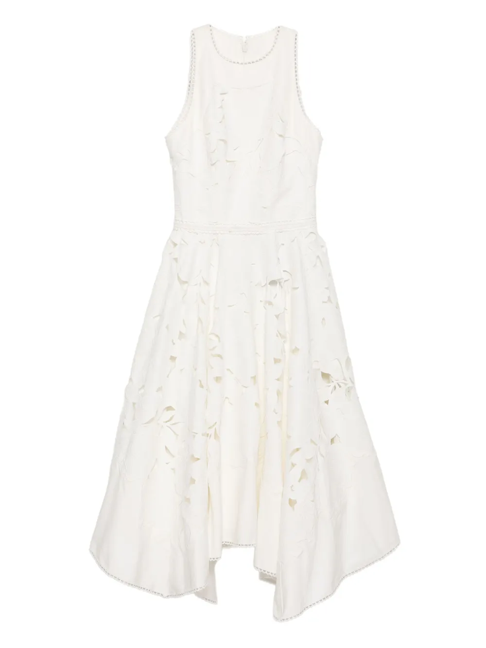 Costarellos Arianne midi-jurk Wit