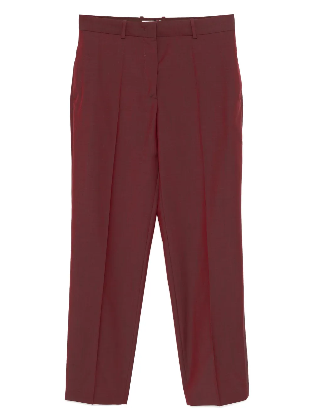 Jil Sander Straight broek Rood
