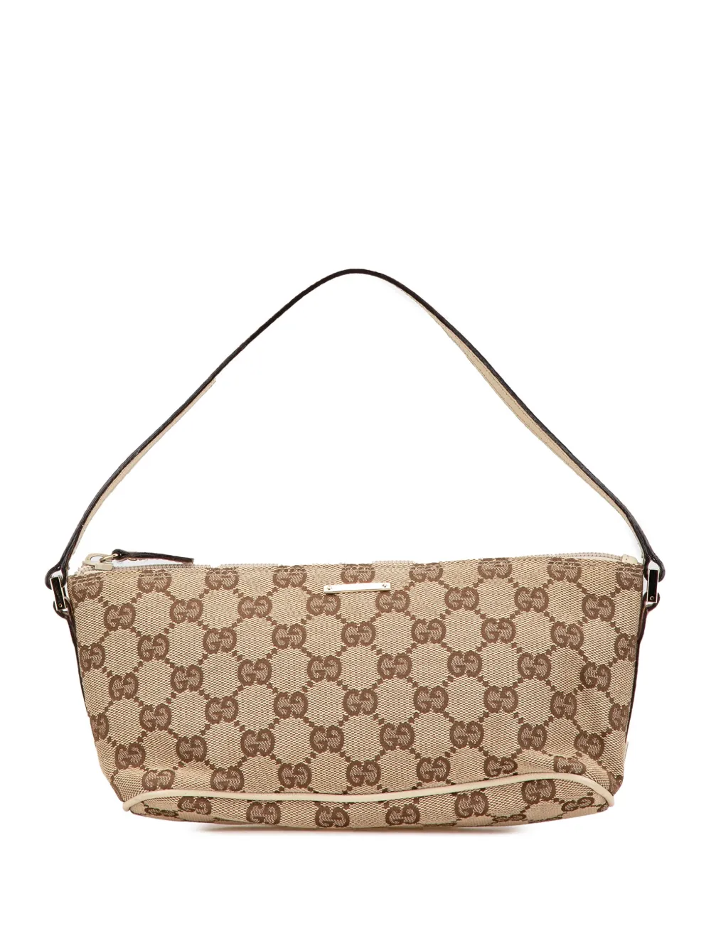 Gucci Pre-Owned 2000-2015 GG Canvas Boat shoulder bag - BROWN Gucci Pre-Owned 2000-2015 GG Canvas Boat shoulder bag - BROWN
