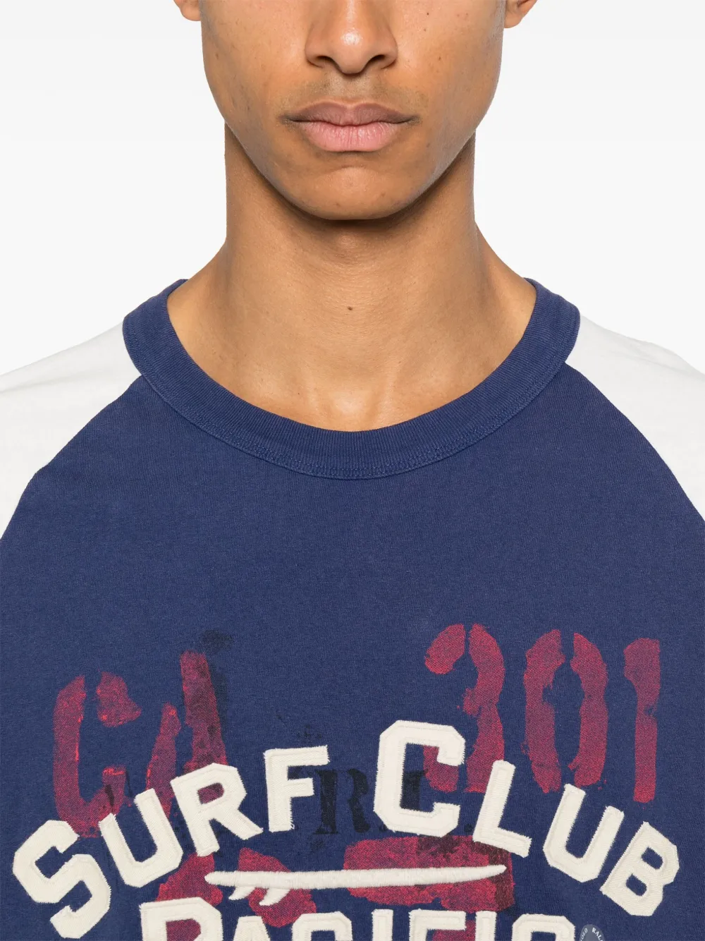 Polo Ralph Lauren T-shirt met grafische print Blauw