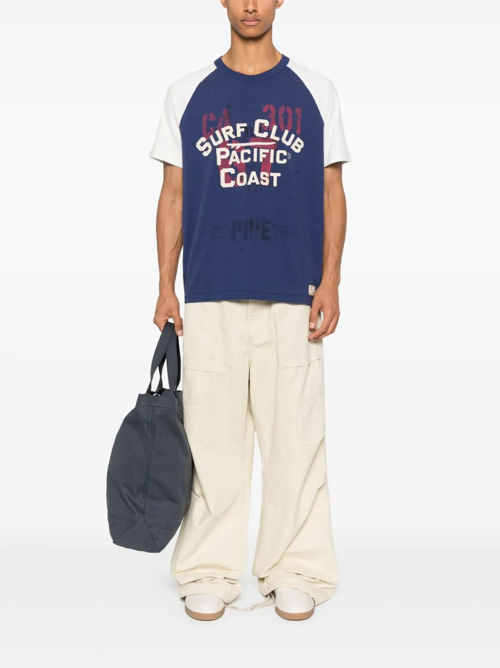Polo Ralph Lauren T-shirt met grafische print Blauw