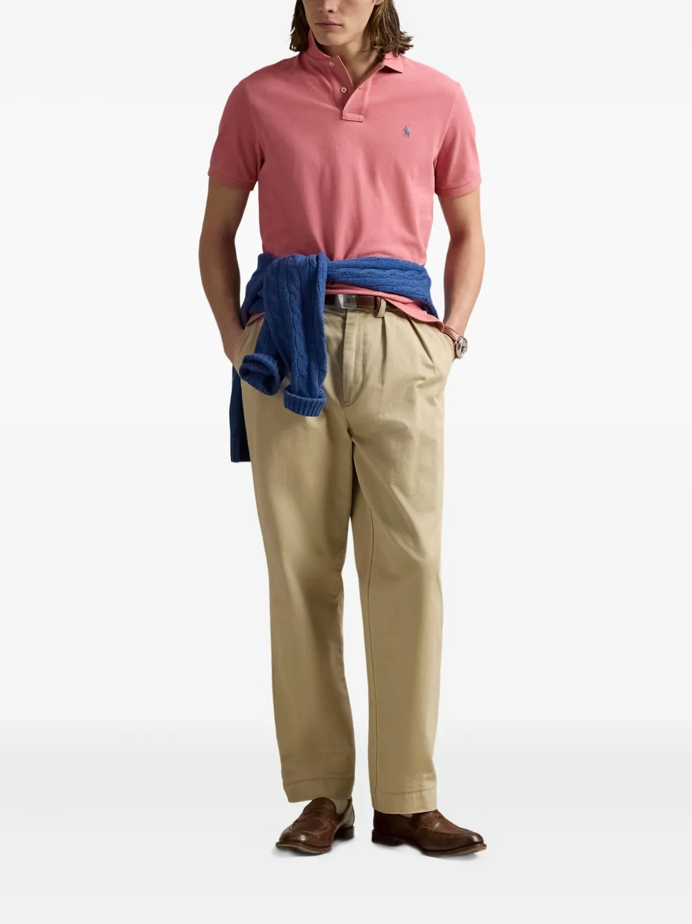 Polo Ralph Lauren Poloshirt met print Roze