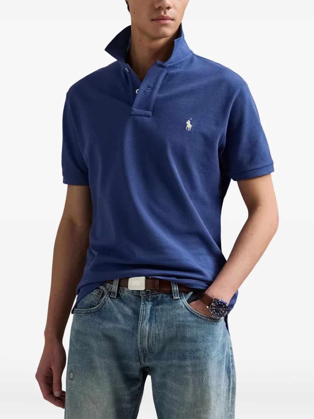 Polo Ralph Lauren Poloshirt met print Blauw