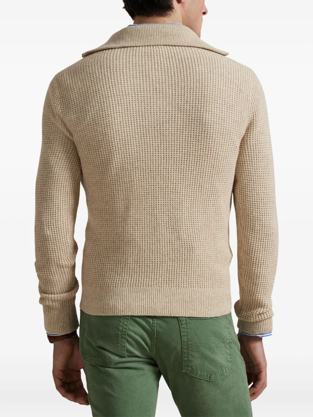 Polo Ralph Lauren Trui met wafelpatroon Beige