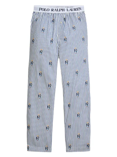 Polo Ralph Lauren striped bear-print pajama bottoms 