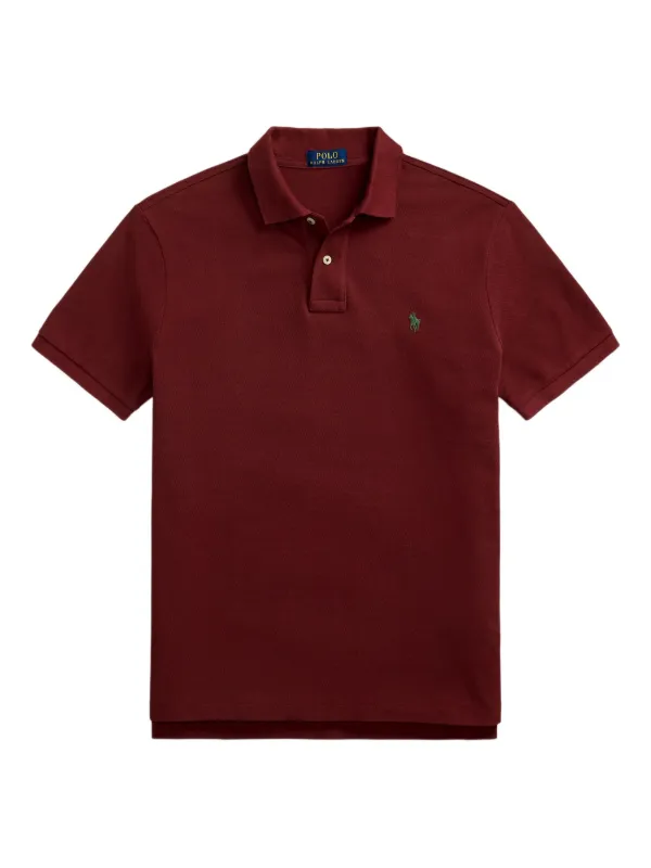 Polo Ralph Lauren Camisa Polo Com Mesh | Vermelho | FARFETCH BR