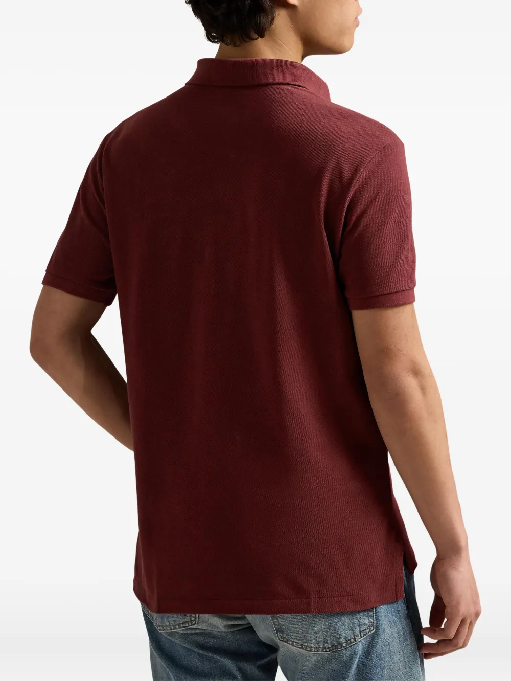 Polo Ralph Lauren Poloshirt met mesh Rood