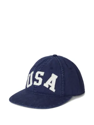 Ralph Lauren RRL ロゴワッペン付き コットンキャップ RRL Ranch Logo Twill Ball Cap