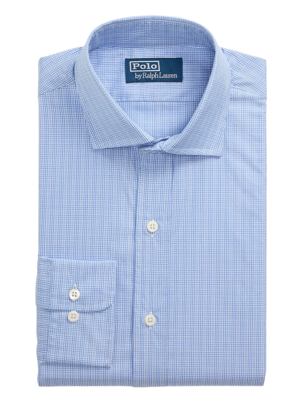 Polo Ralph Lauren Geruit popeline overhemd Blauw