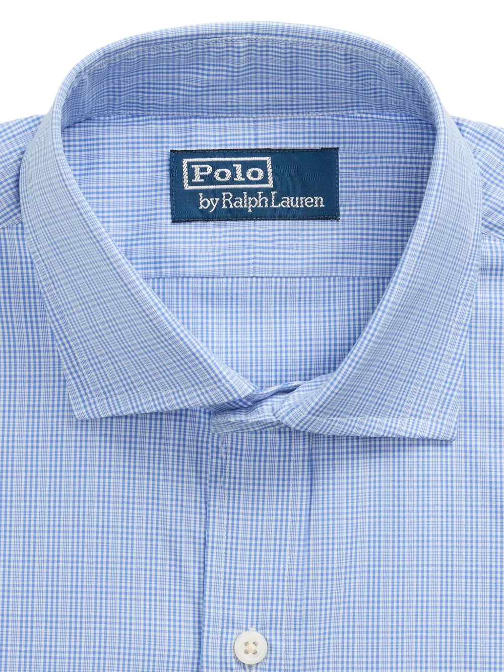 Polo Ralph Lauren Geruit popeline overhemd Blauw