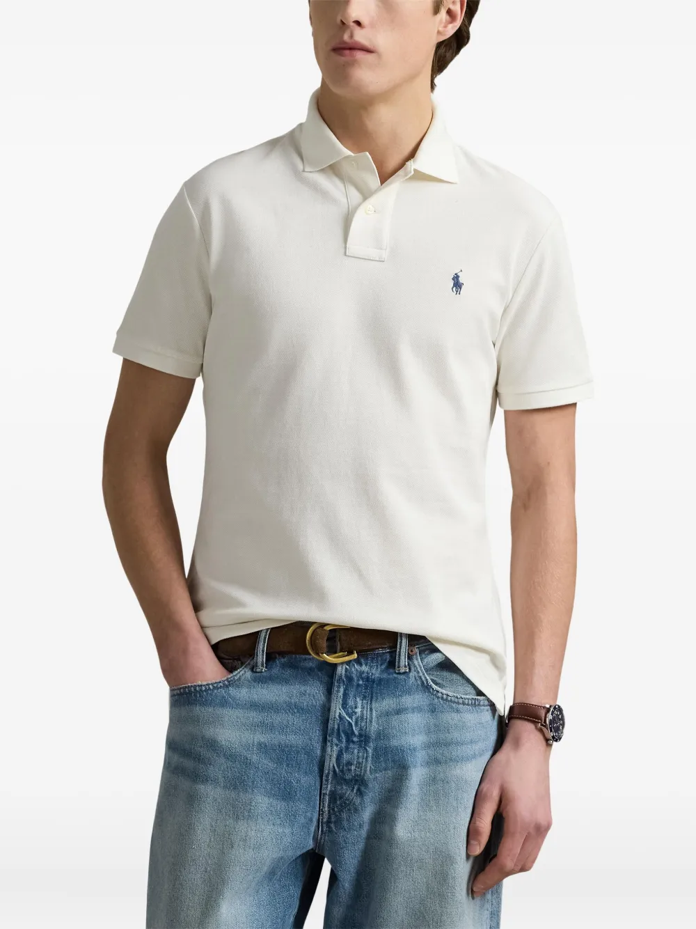 Polo Ralph Lauren Poloshirt met print Wit