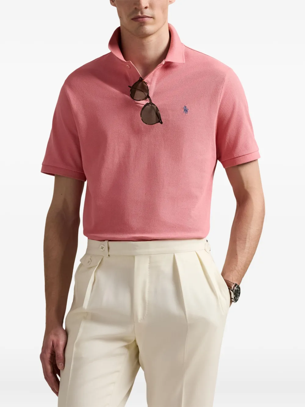 Polo Ralph Lauren Poloshirt met print Roze