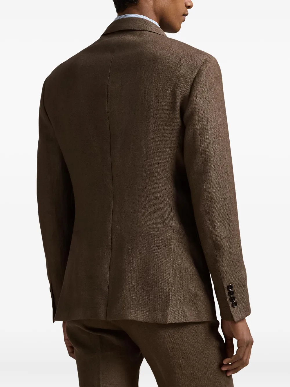Polo Ralph Lauren Linnen blazer Bruin