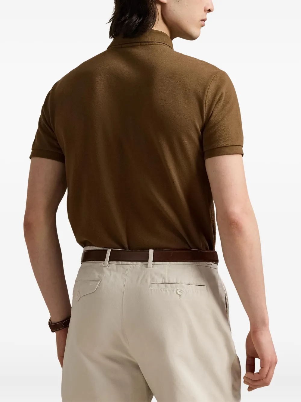 Polo Ralph Lauren Poloshirt met print Bruin
