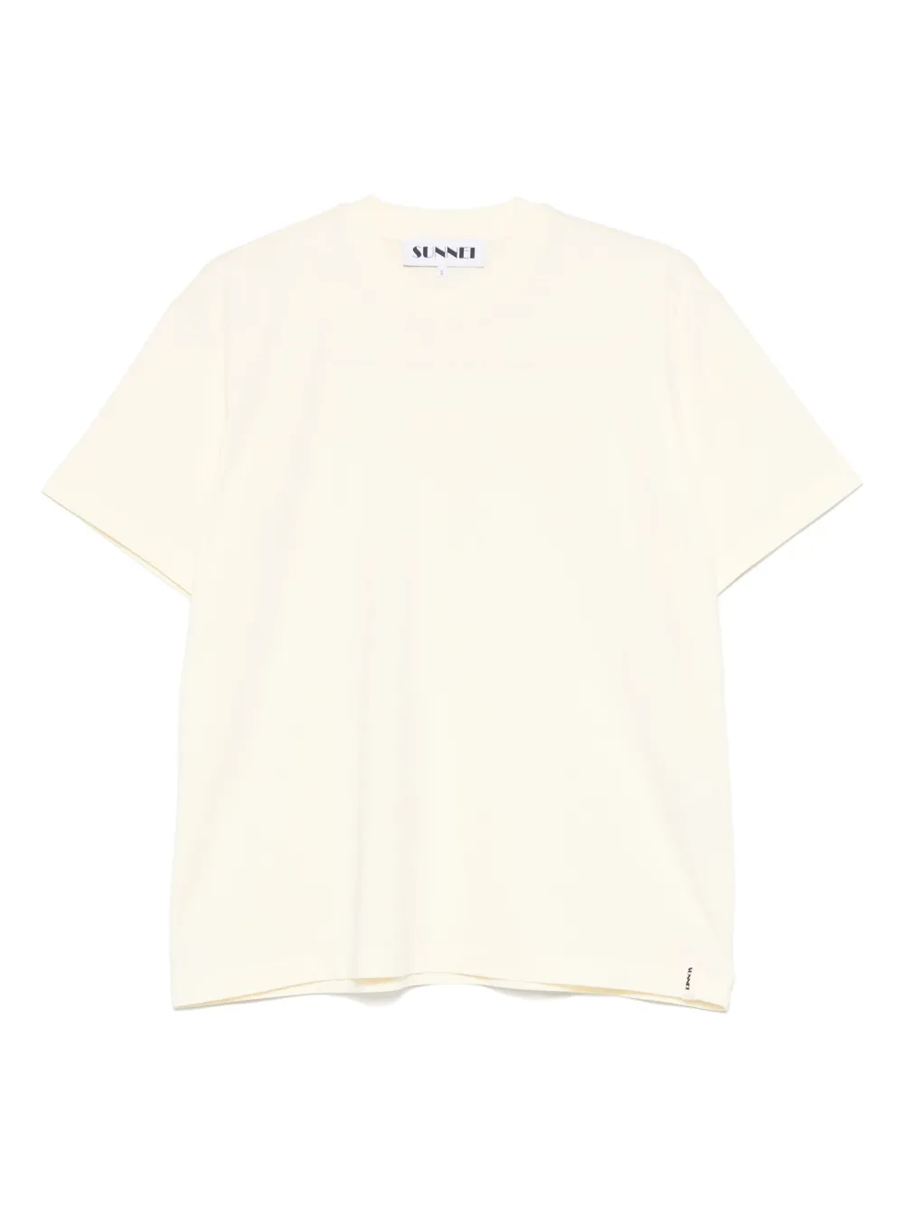 Sunnei Camiseta de algodão orgânico | Amarelo | Image 1