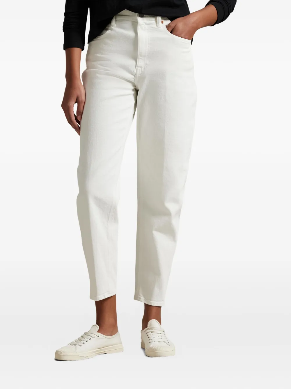 Polo Ralph Lauren Jeans met toelopende pijpen Wit