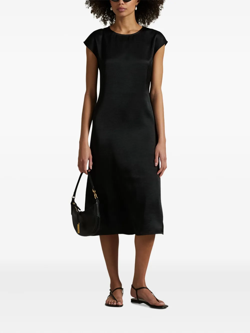 Polo Ralph Lauren Jurk met kapmouwen - Zwart