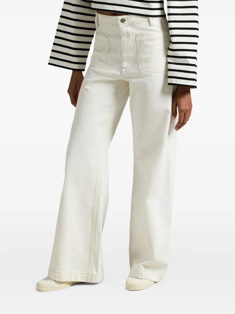 Polo Ralph Lauren Jeans met wijde pijpen Wit