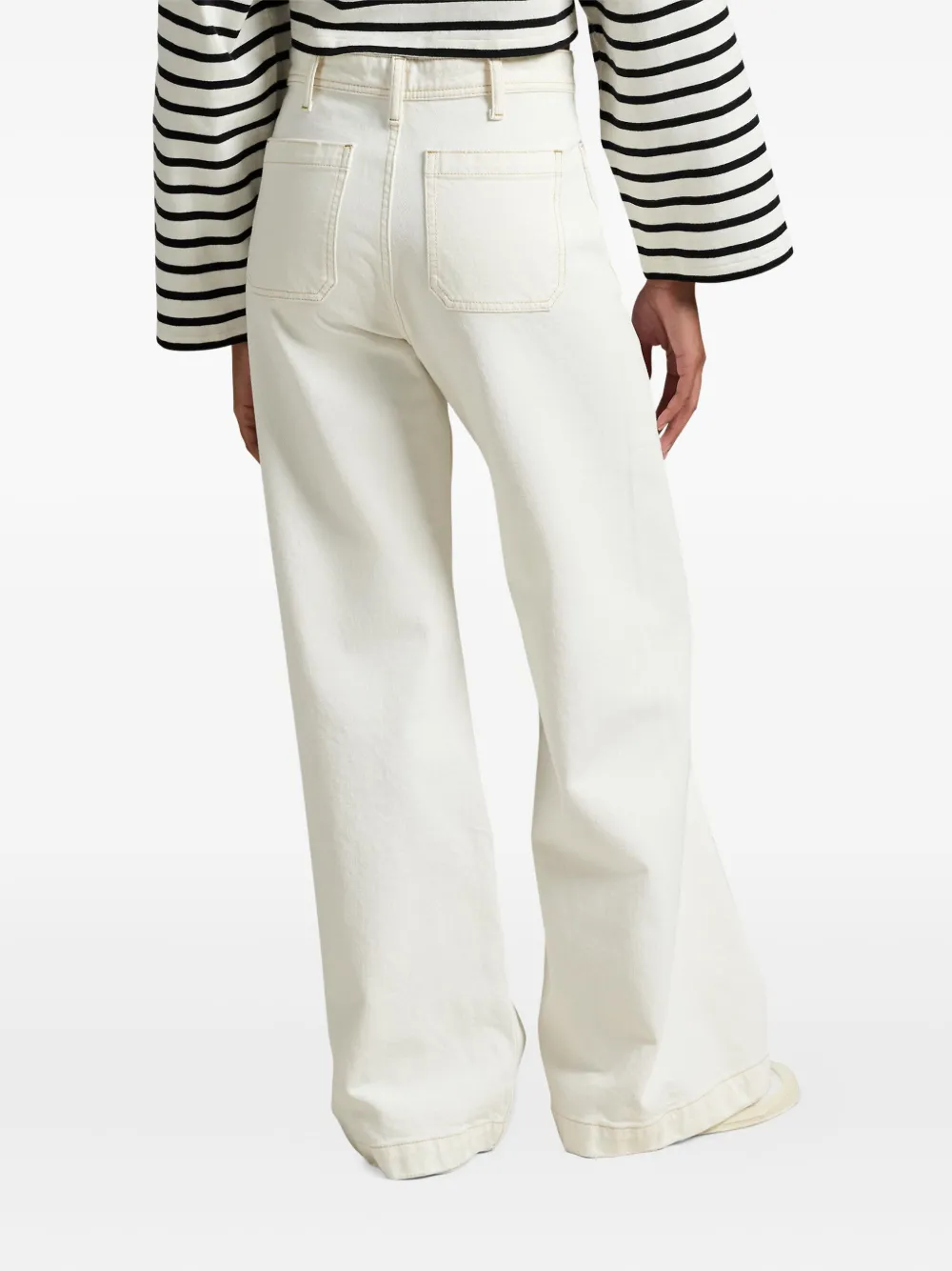 Polo Ralph Lauren Jeans met wijde pijpen Wit