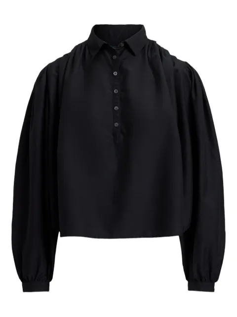 Polo Ralph Lauren puffed-sleeve button-up shirt
