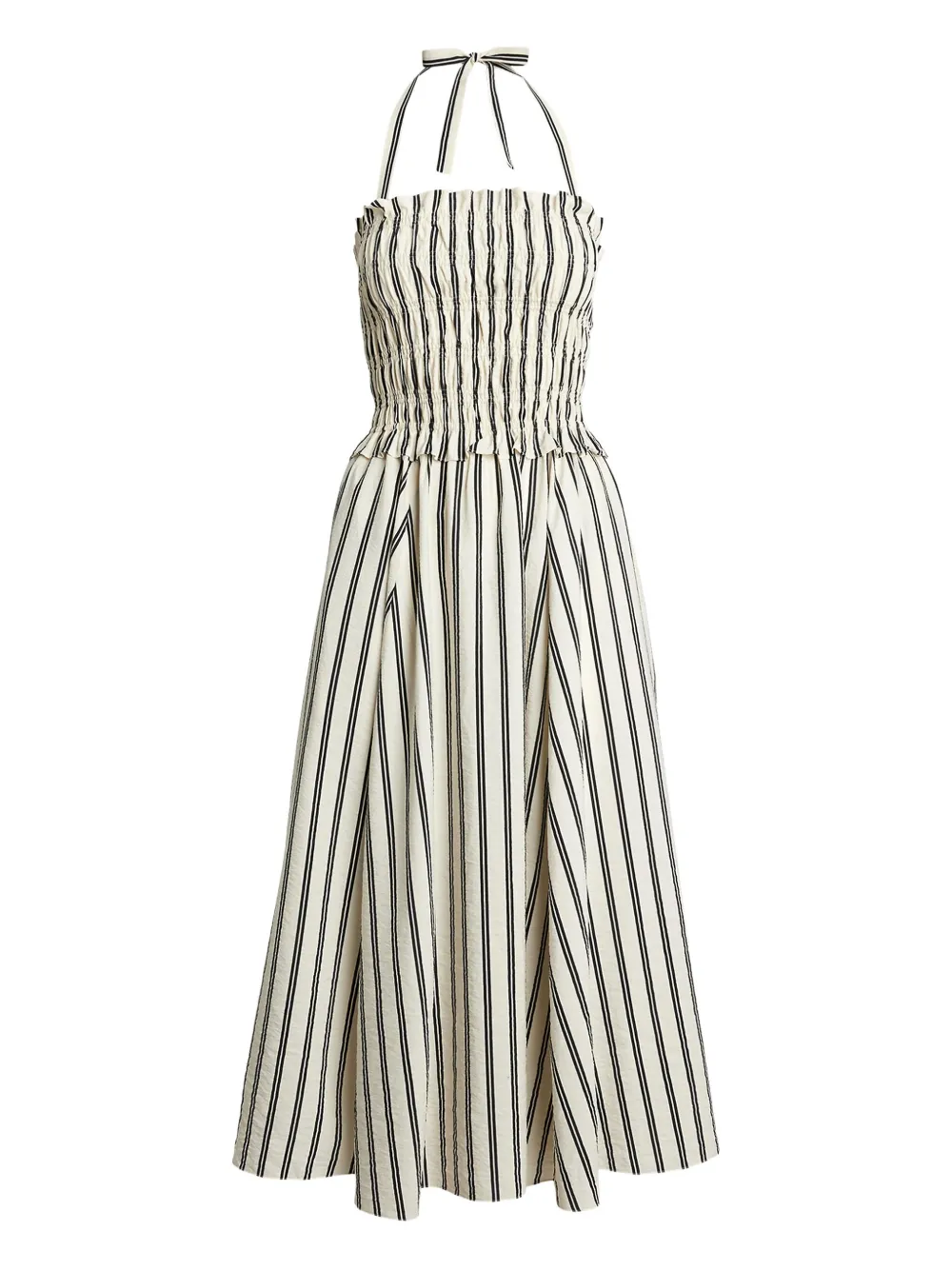 Polo Ralph Lauren Gelaagde jurk met halterband Beige