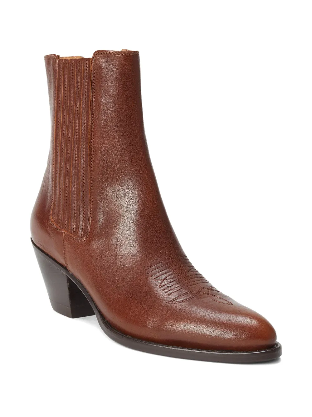 Polo Ralph Lauren 70mm Western chelsea boots Brown