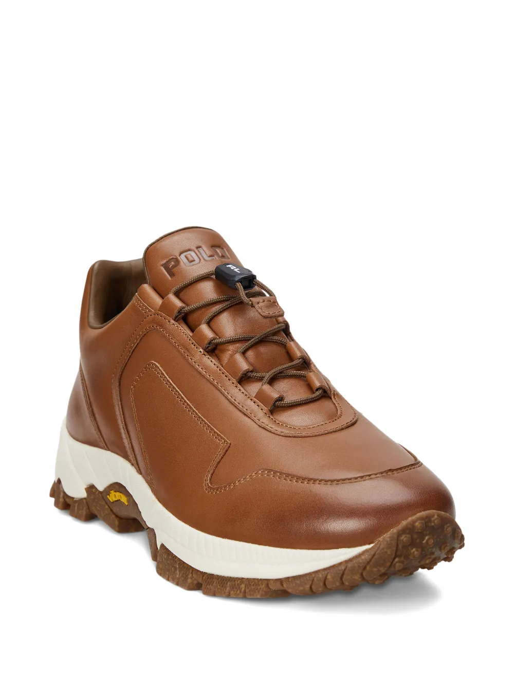 Polo Ralph Lauren leather sneakers Brown