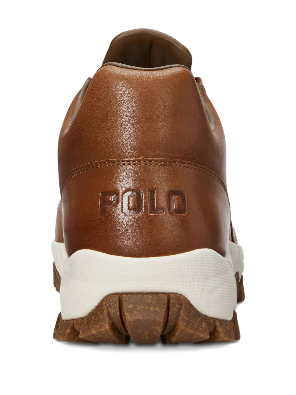 Polo Ralph Lauren leather sneakers Brown