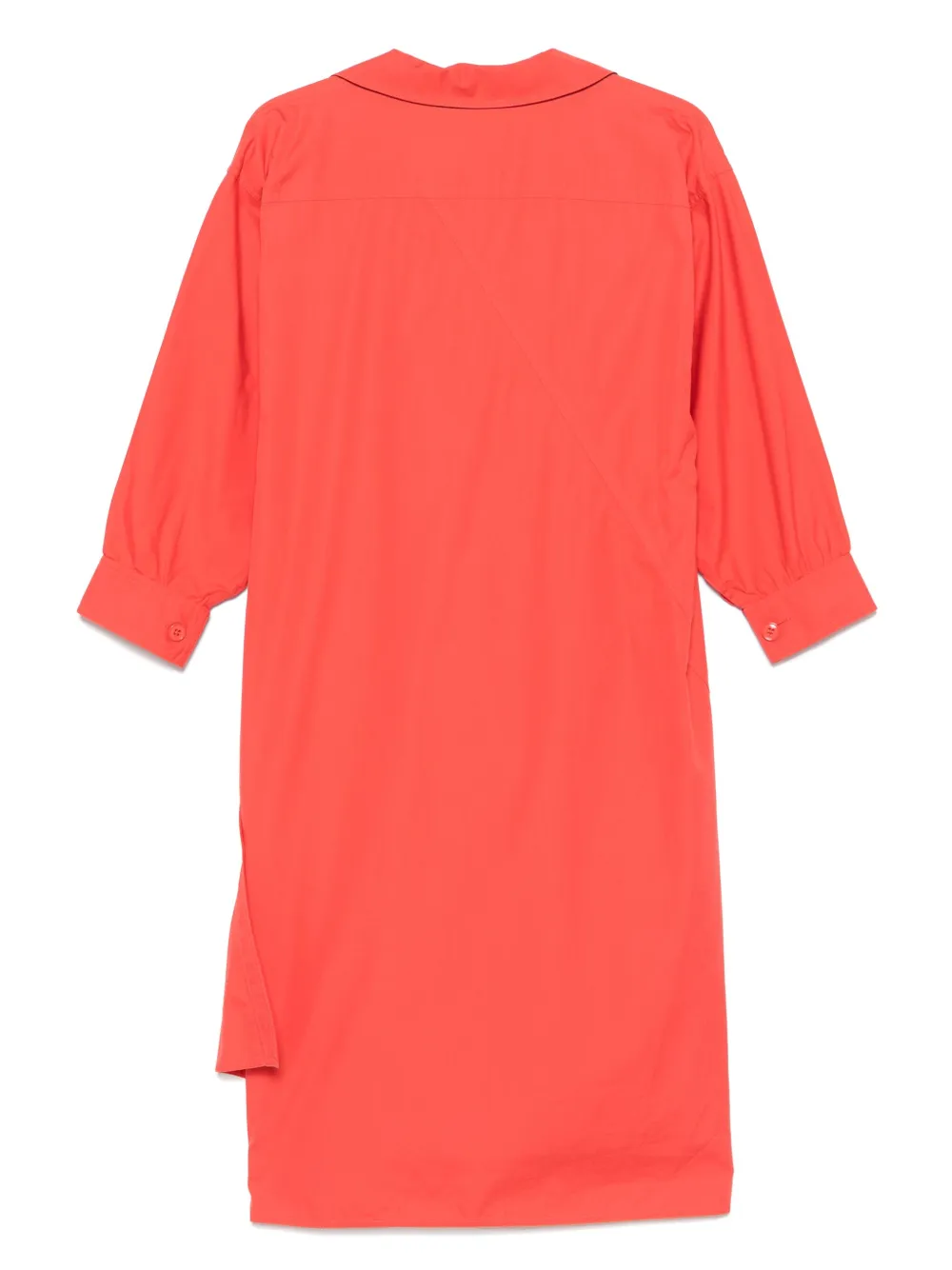 Gianfranco Ferré Pre-Owned 1980s katoenen jurk - Oranje