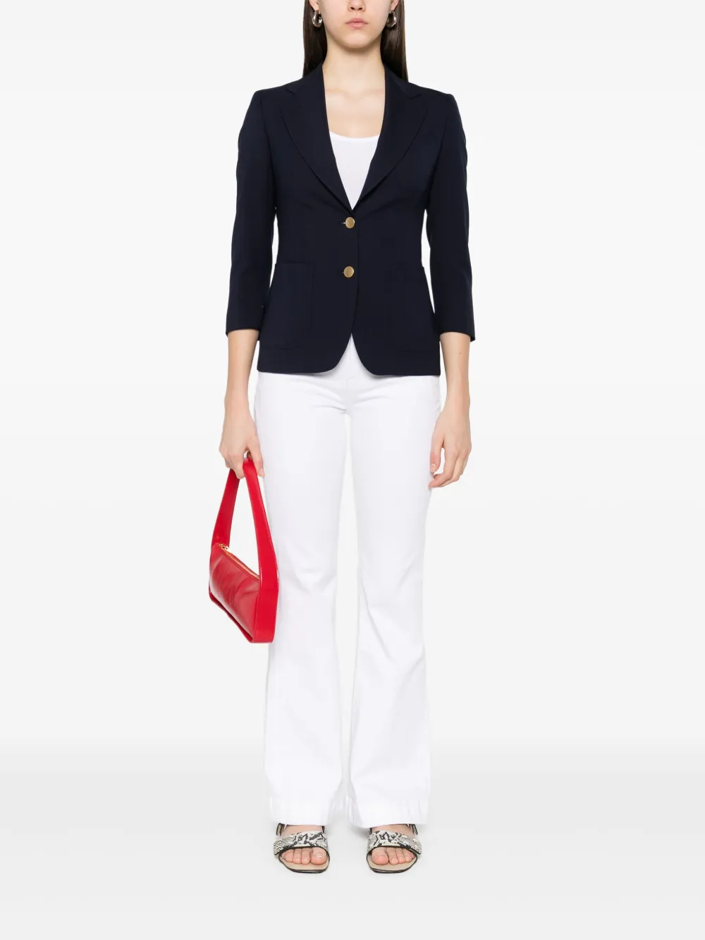7 For All Mankind straight-leg trousers - Wit